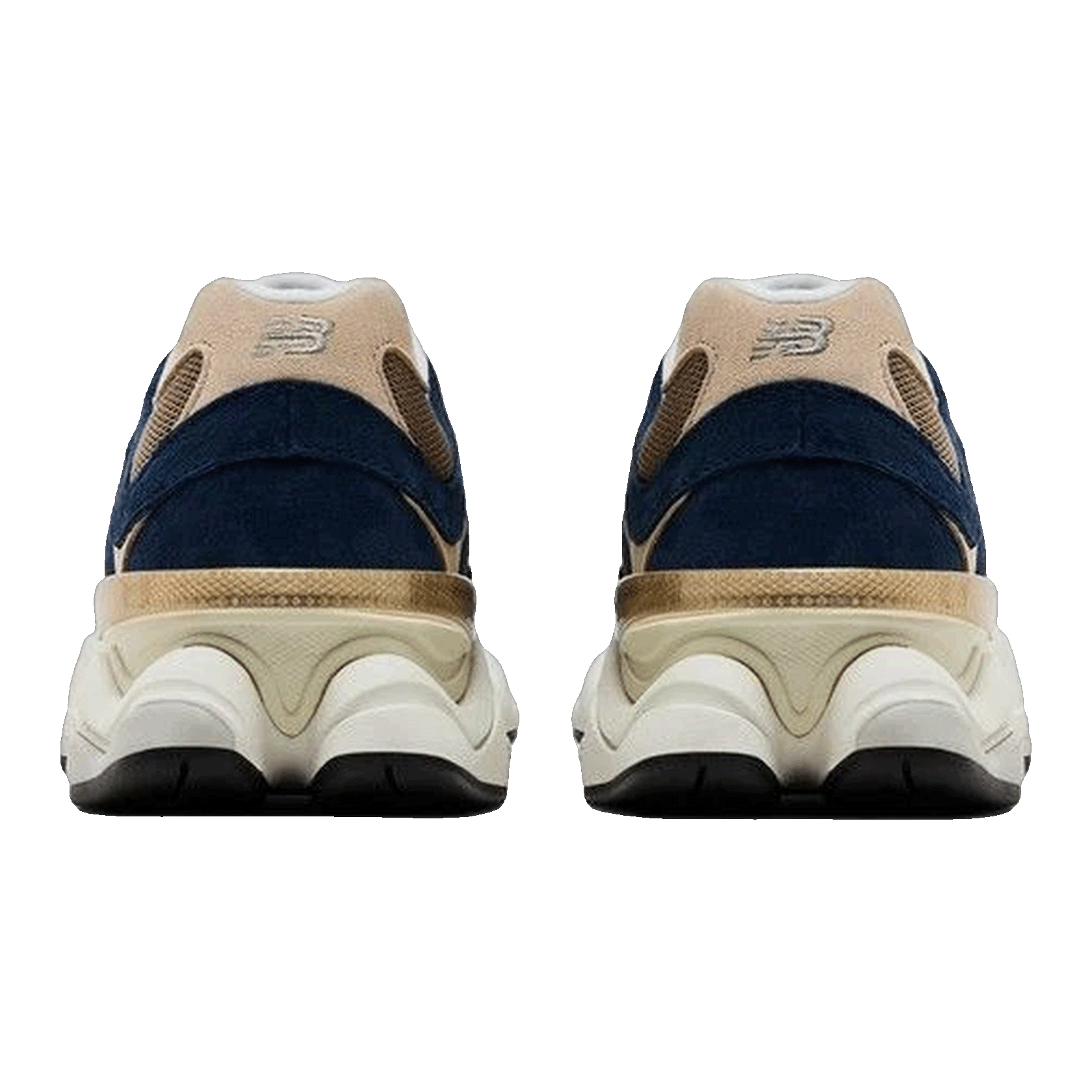 New Balance 9060 Navy Mushroom Back