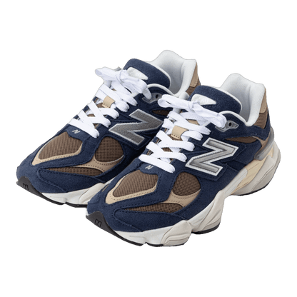 New Balance 9060 Navy Mushroom (GS) Side