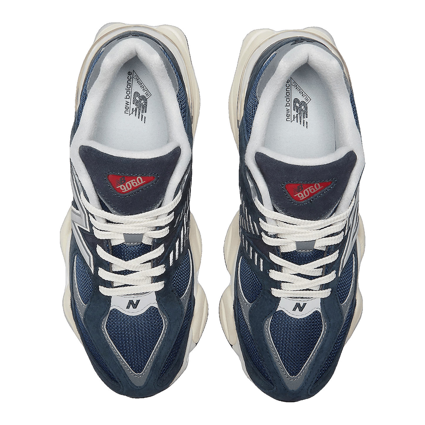 New Balance 9060 Navy White Oben
