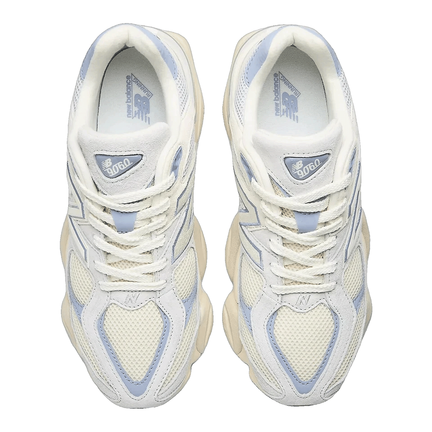 New Balance 9060 Pearl Grey Linen Oben