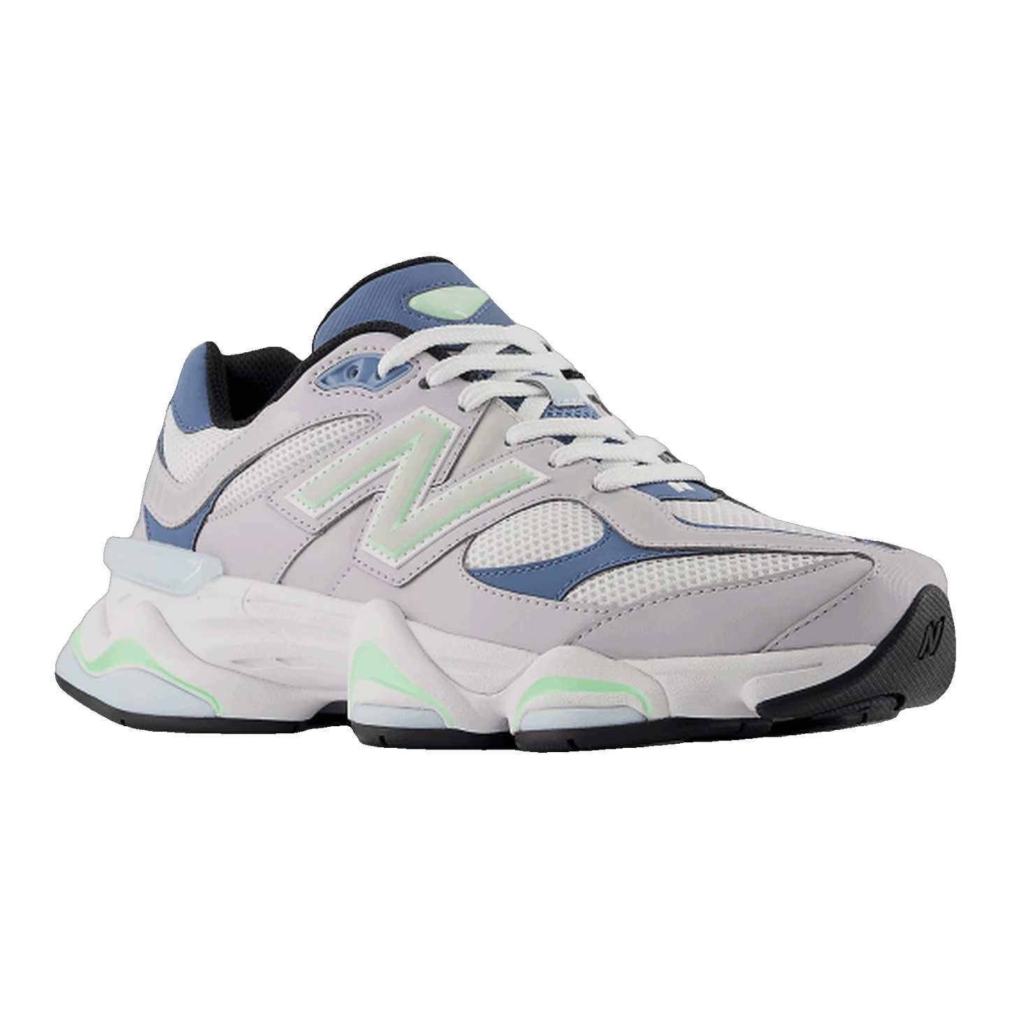New Balance 9060 Pearl Grey Shoreline Blue Side