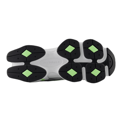 New Balance 9060 Pearl Grey Shoreline Blue Sohle