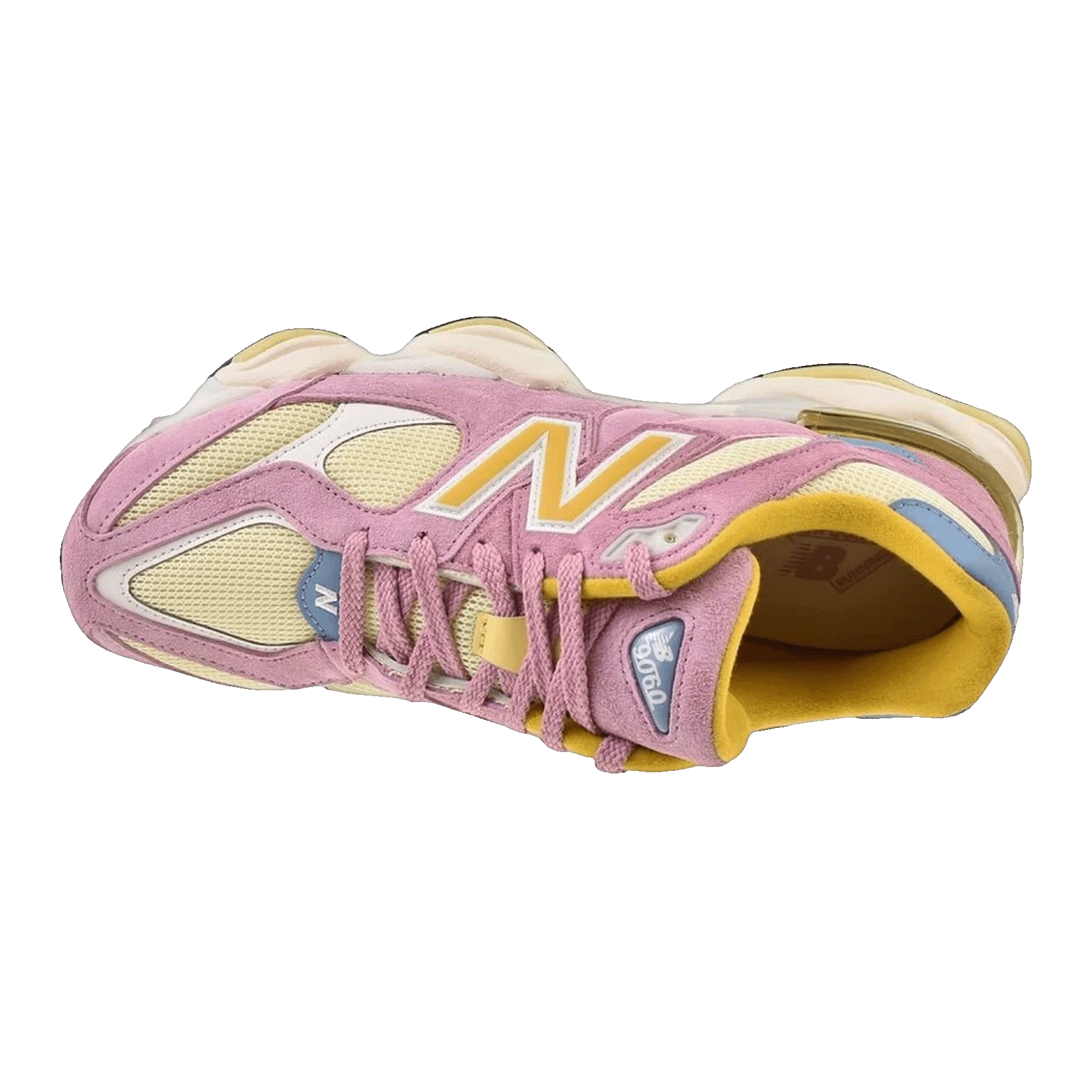 New Balance 9060 Pink Taffy Calcium Oben