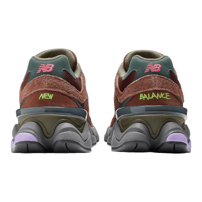 New Balance 9060 Rich Oak Burgundy Back