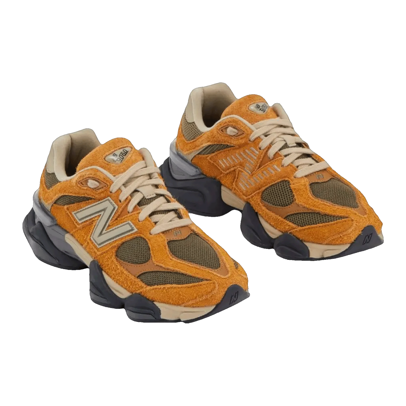 New Balance 9060 Rust Khaki Side