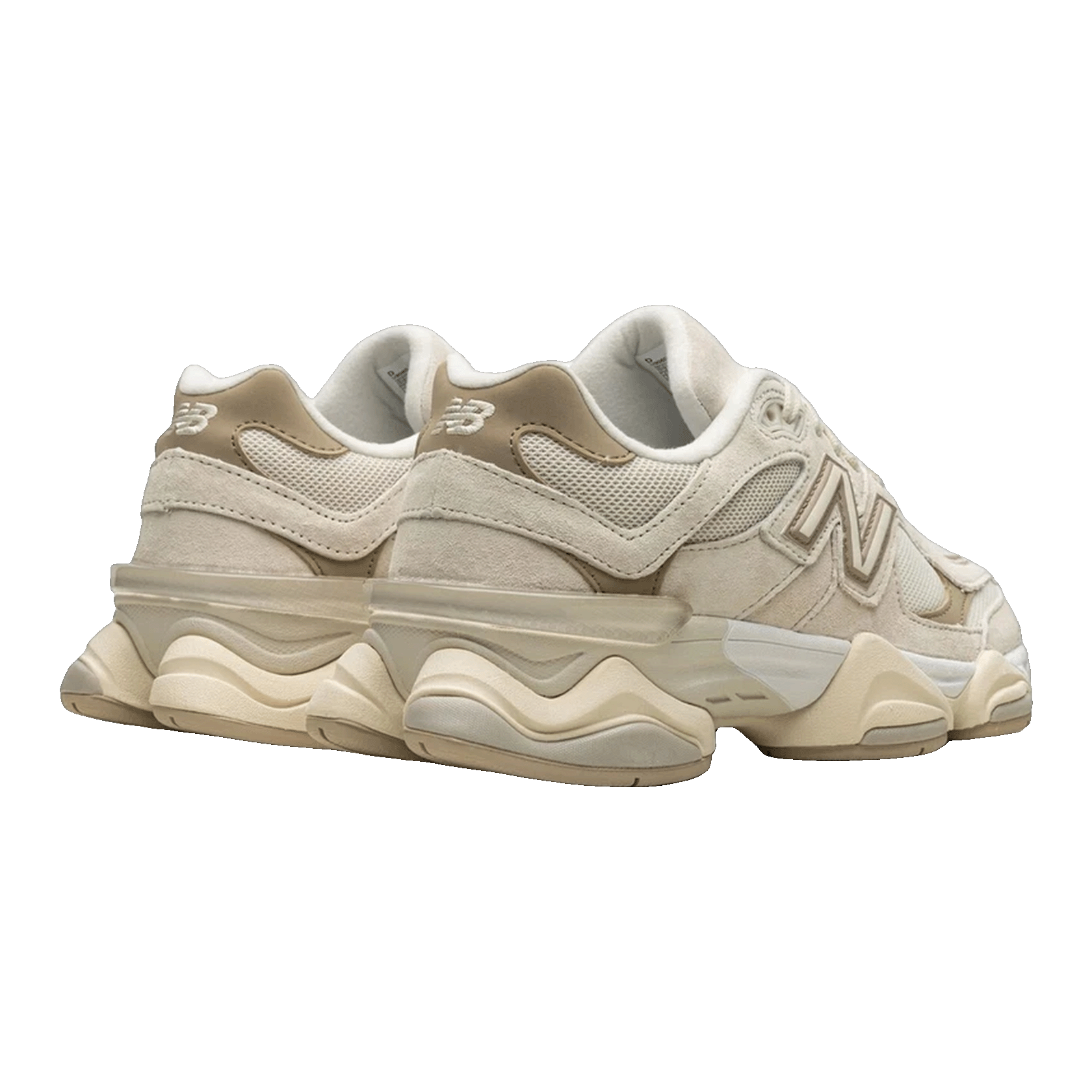 New Balance 9060 Sea Salt Brown Back