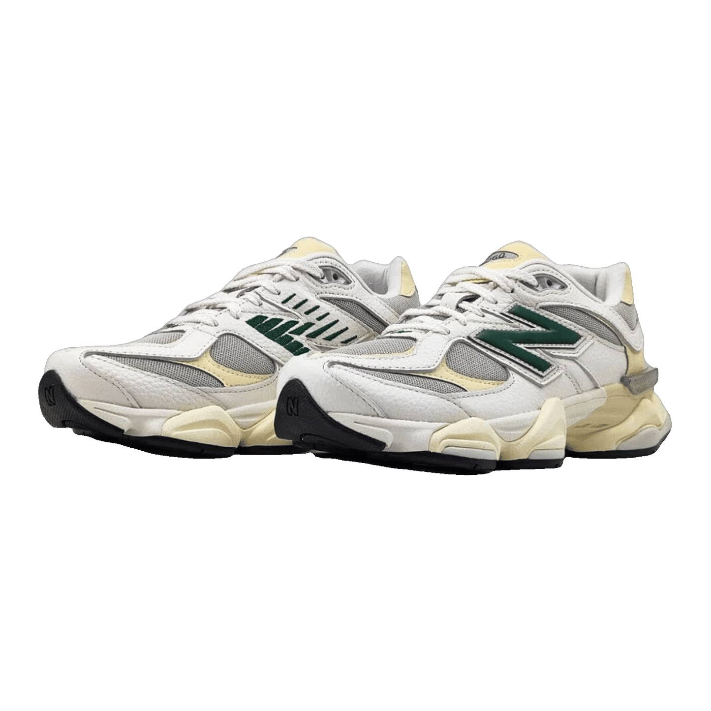 New Balance 9060 Sea Salt Yellow Side