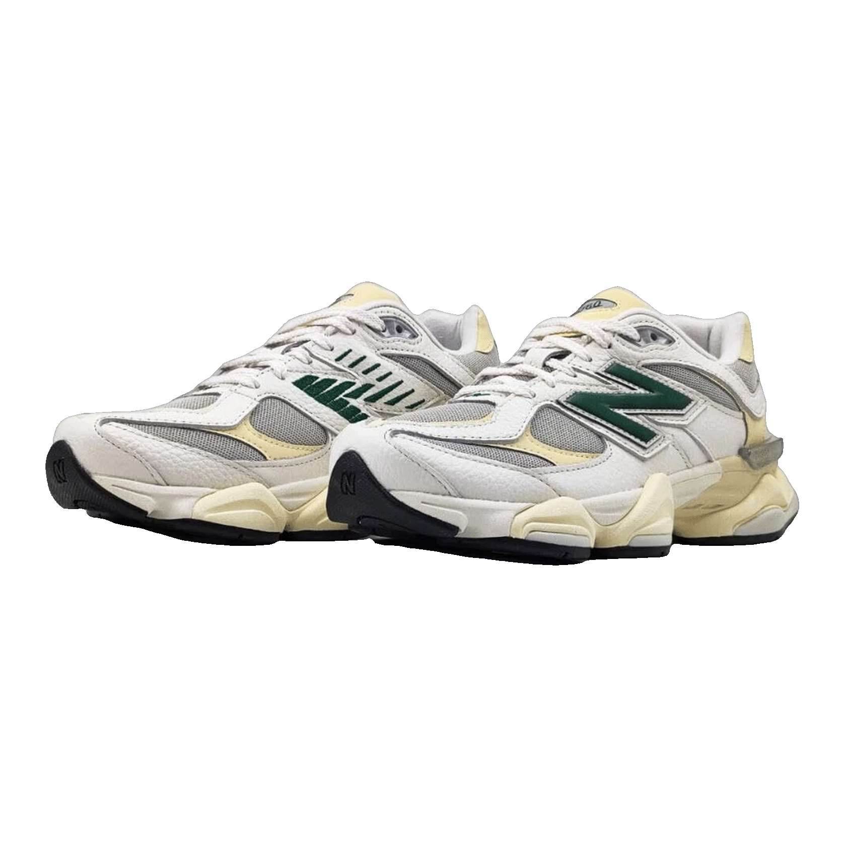 New Balance 9060 Sea Salt Yellow Side
