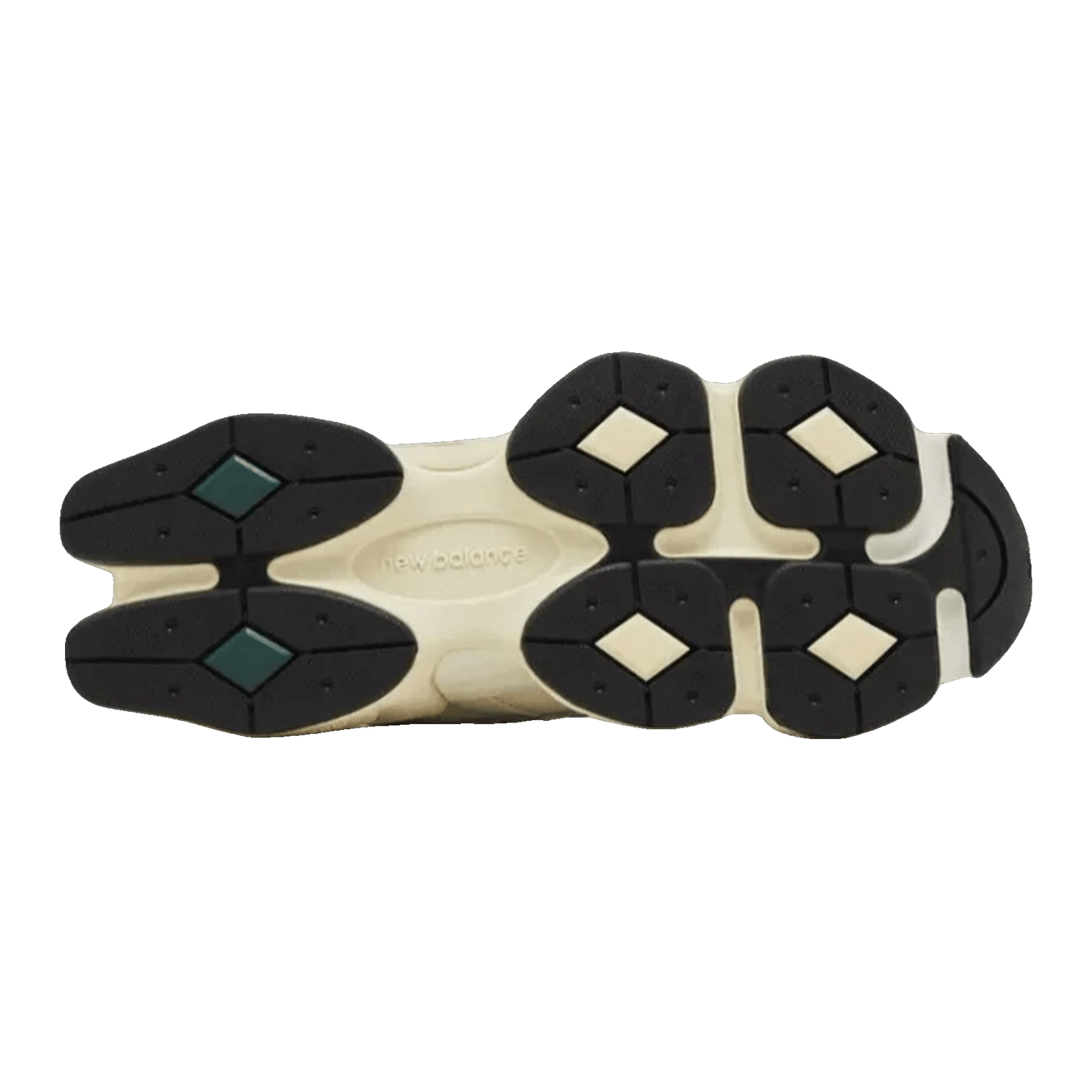 New Balance 9060 Sea Salt Yellow Sohle