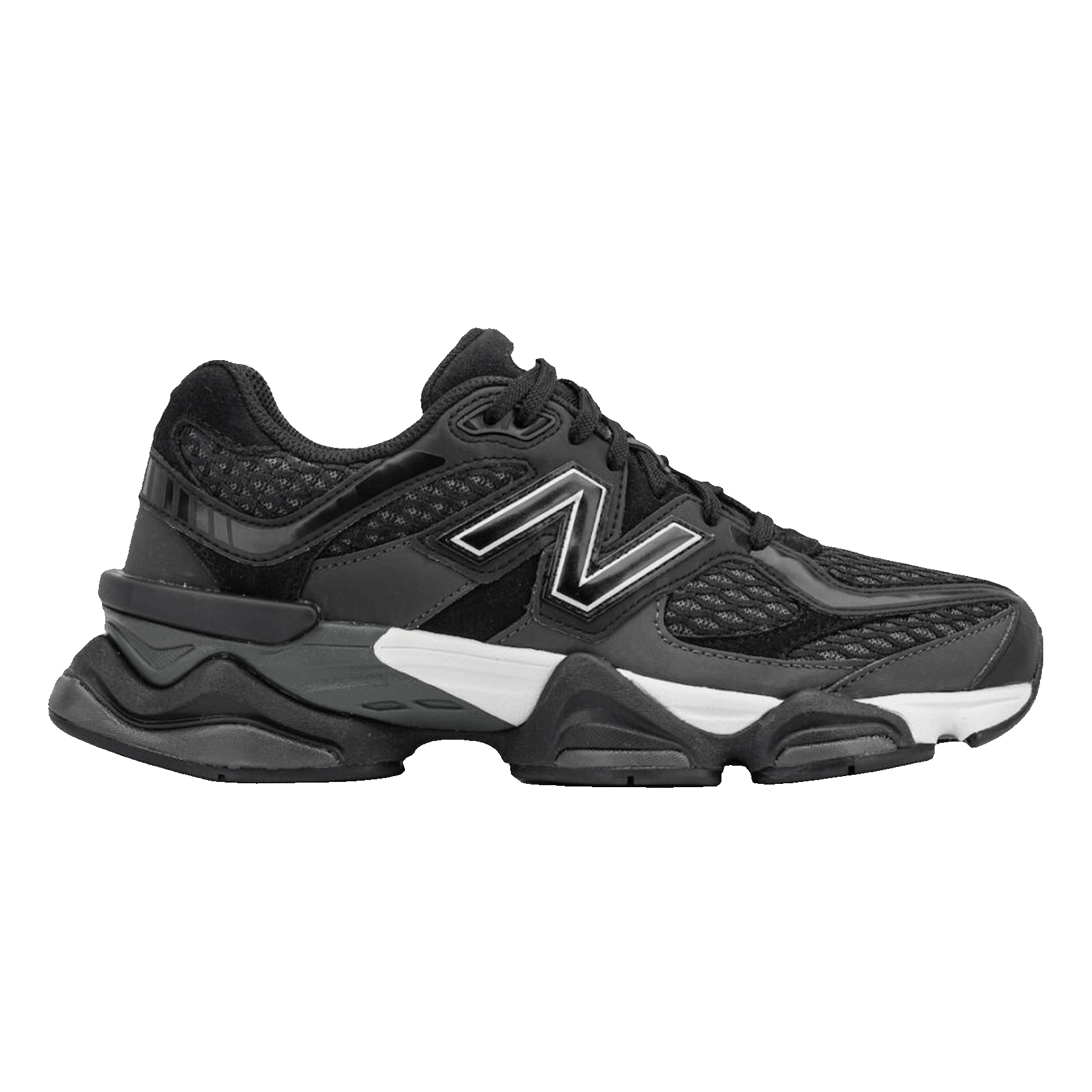New Balance 9060 Shoe Palace Black Silver