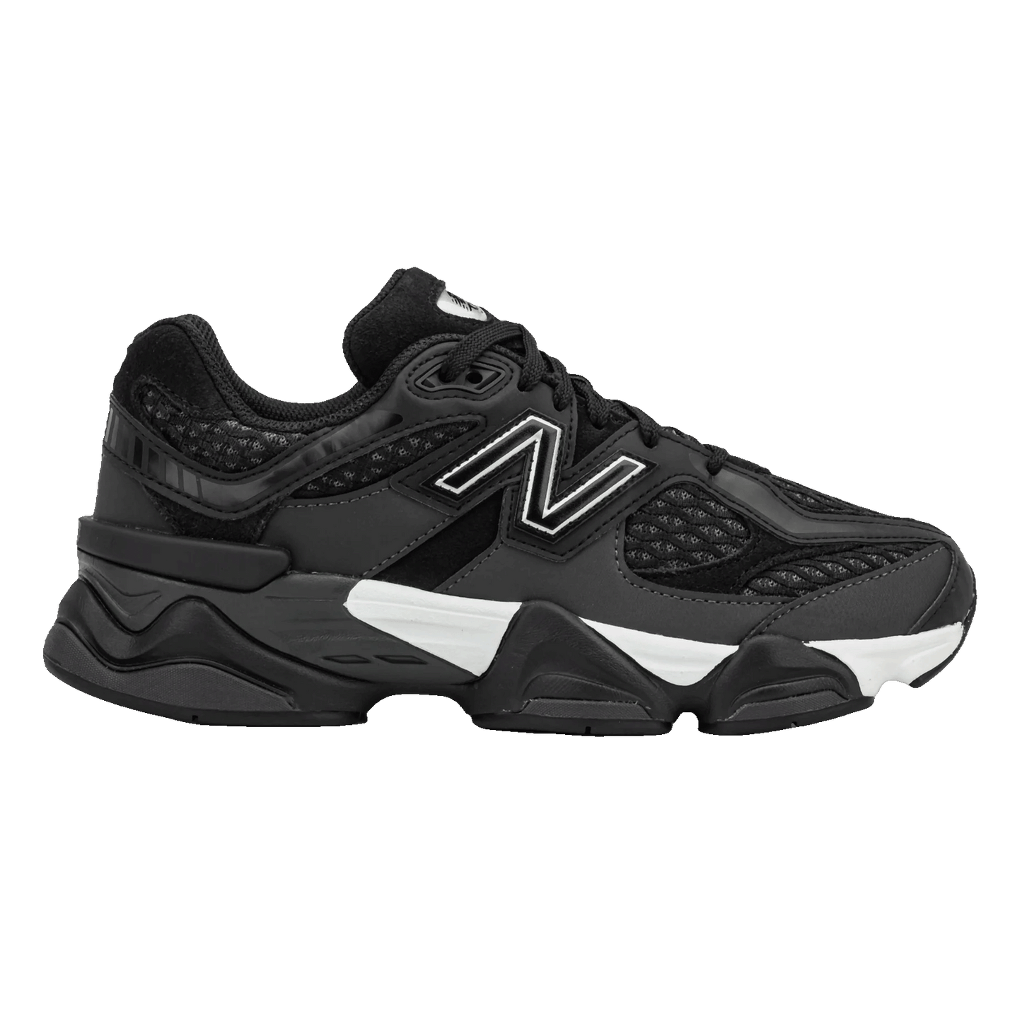 New Balance 9060 Shoe Palace Black Silver (GS)