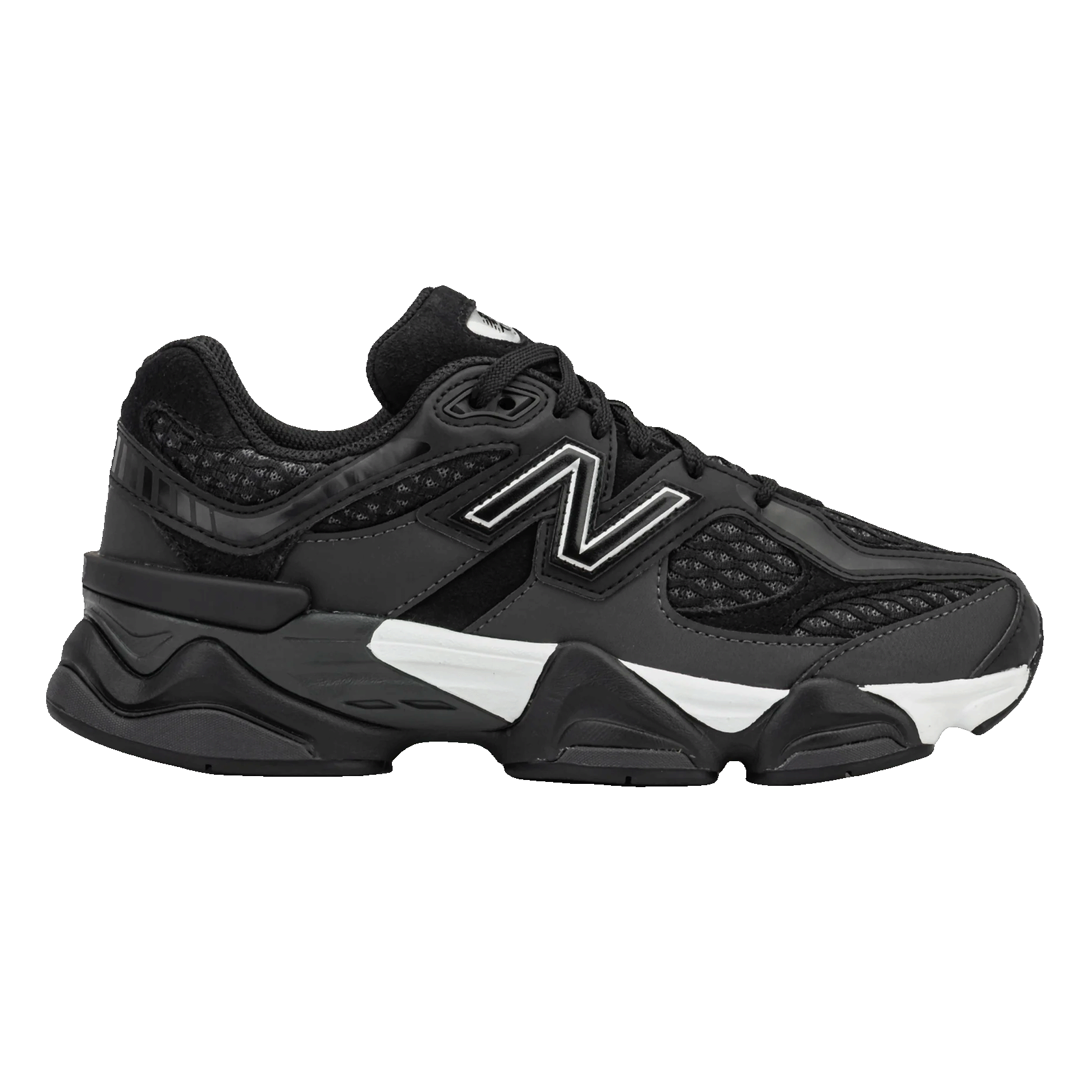 New Balance 9060 Shoe Palace Black Silver (GS)