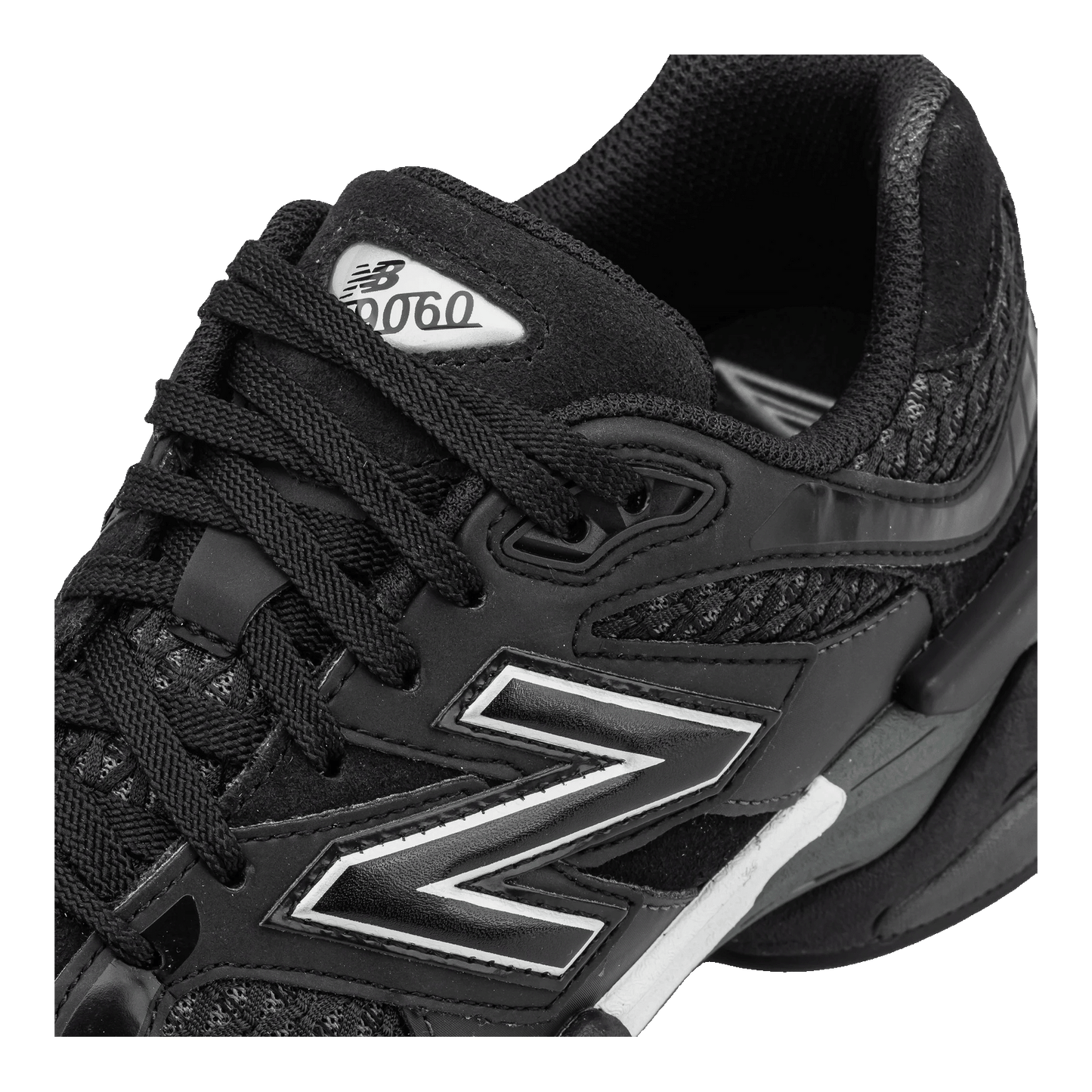 New Balance 9060 Shoe Palace Black Silver Oben