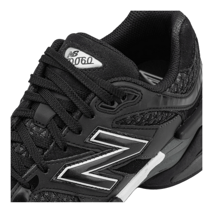 New Balance 9060 Shoe Palace Black Silver Oben