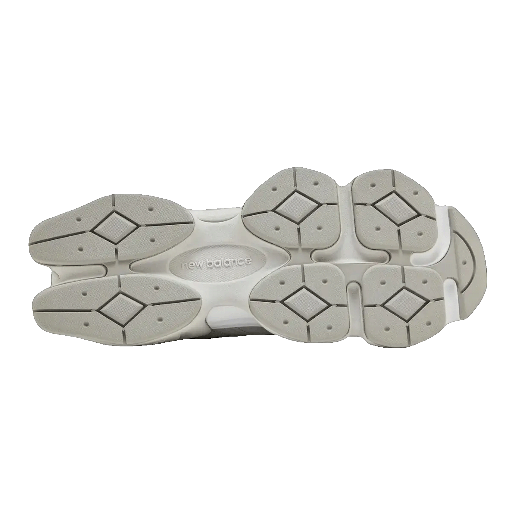 New Balance 9060 Silver Metallic Grey Sohle