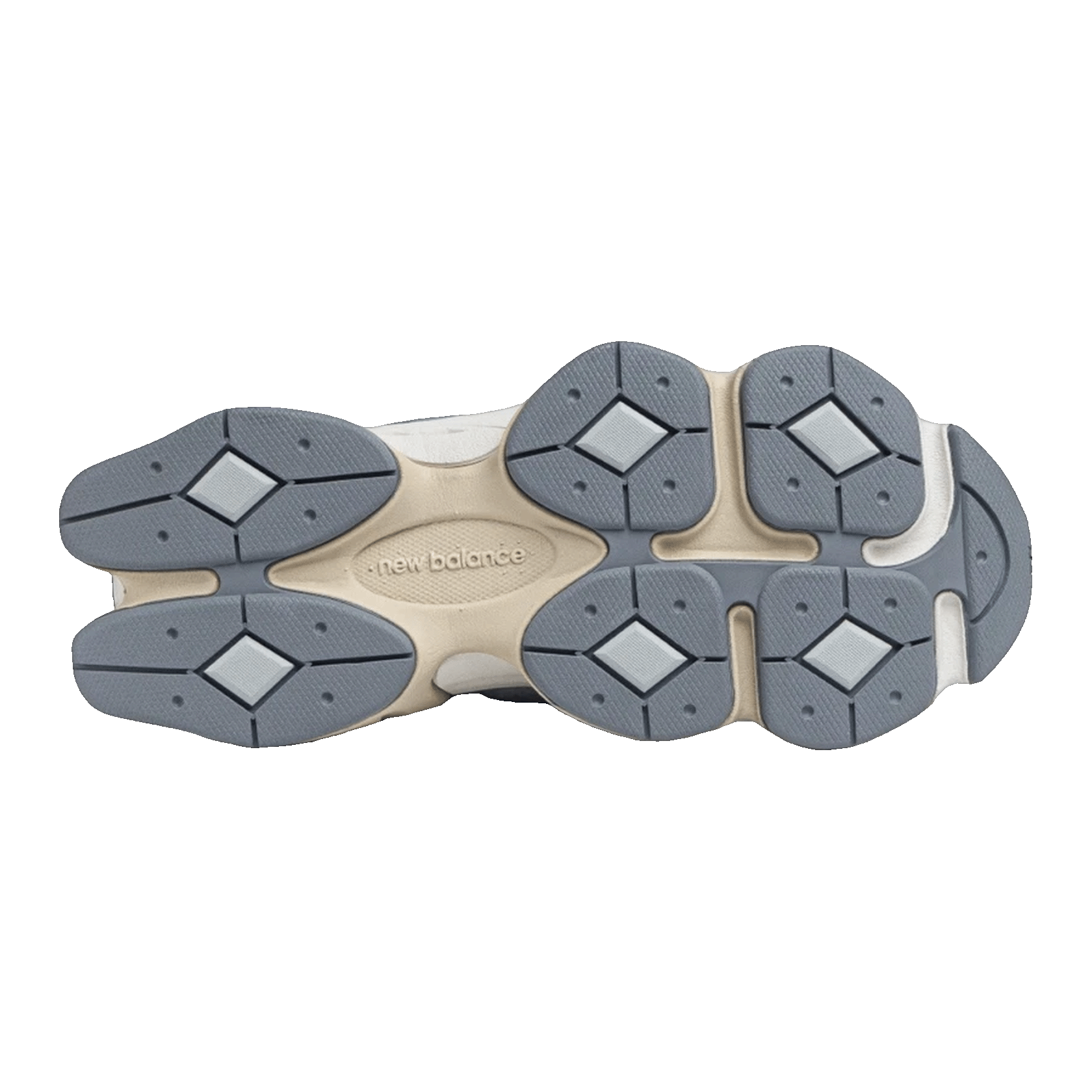 New Balance 9060 Slate Grey Light Grey Sohle