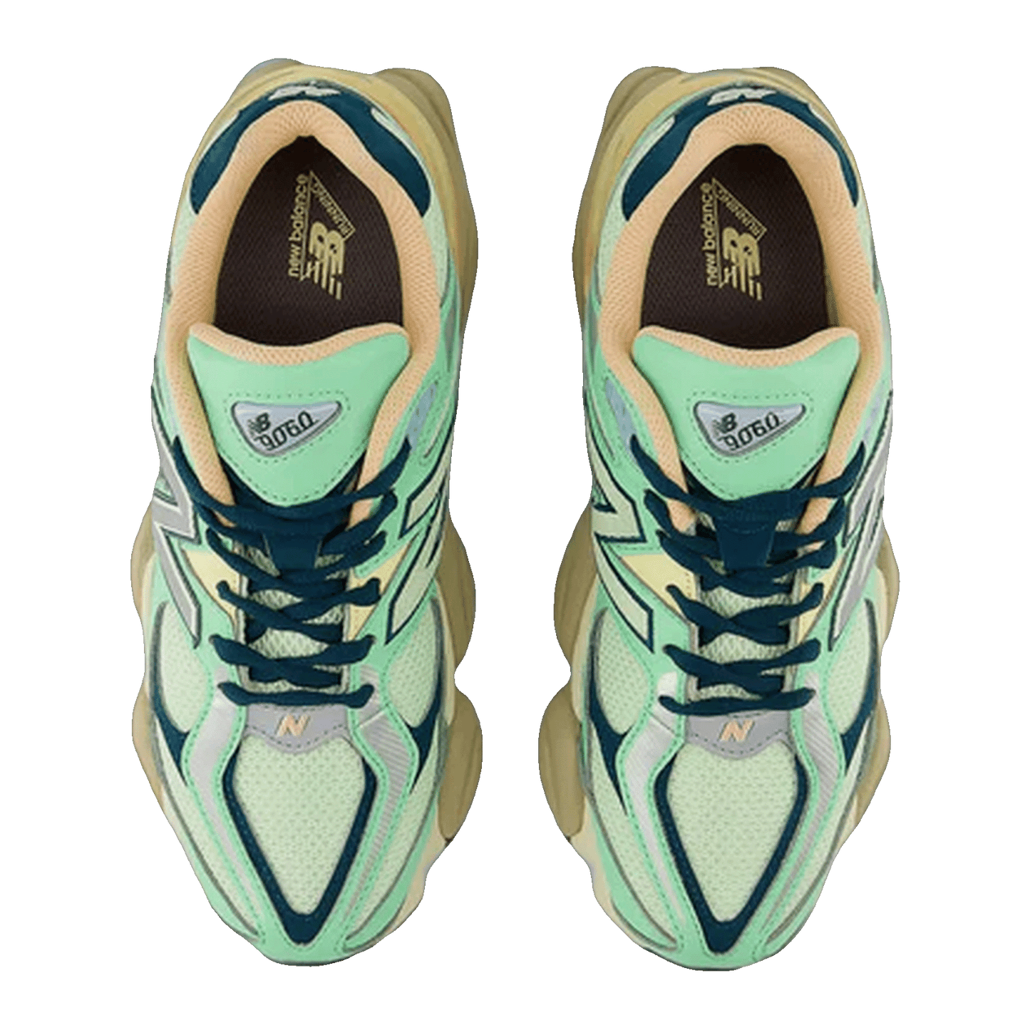 New Balance 9060 Sweetgrass Deep Ocean Oben