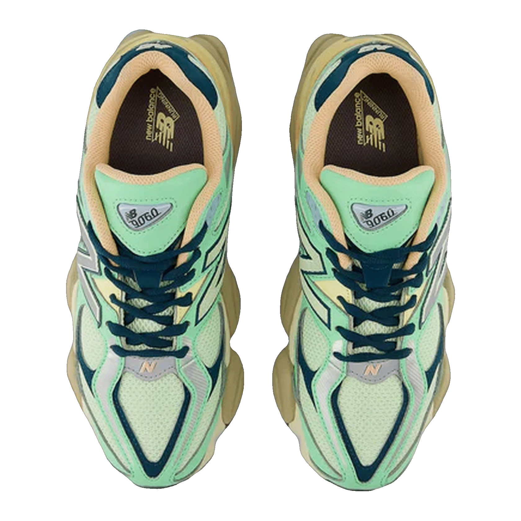 New Balance 9060 Sweetgrass Deep Ocean Oben