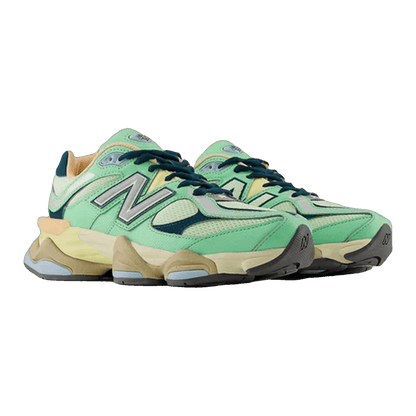 New Balance 9060 Sweetgrass Deep Ocean Side