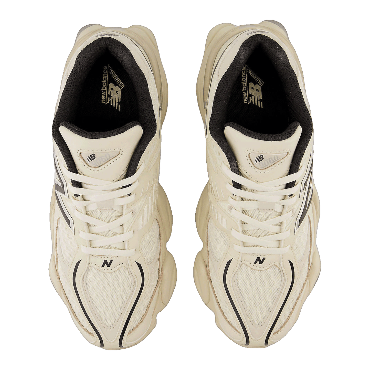 New Balance 9060 Turtledove Black Silver Metallic Oben