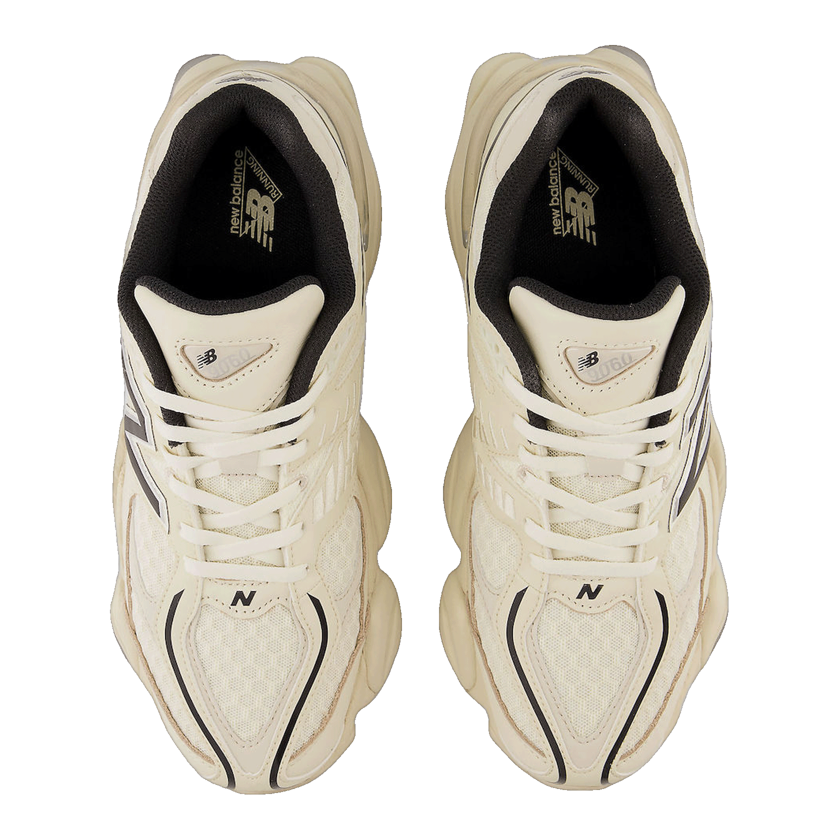 New Balance 9060 Turtledove Black Silver Metallic Oben