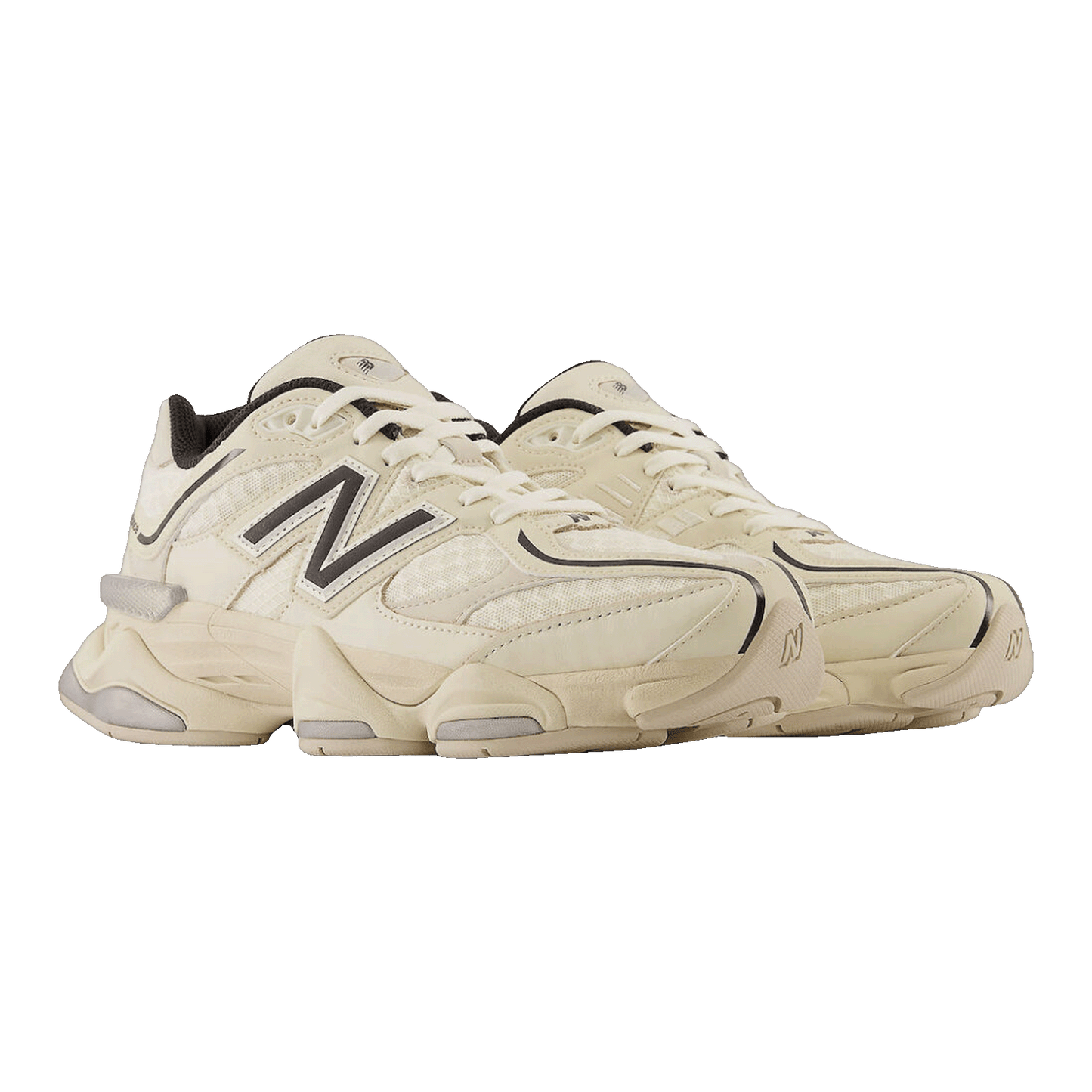 New Balance 9060 Turtledove Black Silver Metallic Side