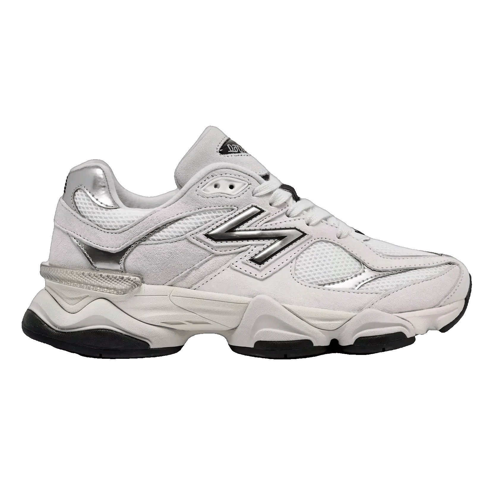 New Balance 9060 White Black Metallic Silver