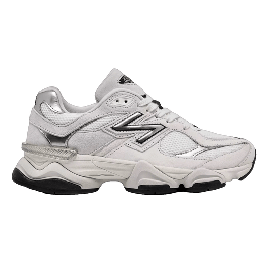 New Balance 9060 White Black Metallic Silver