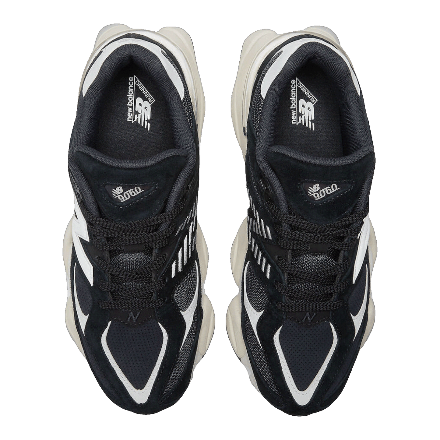 New Balance 9060 White Black Oben