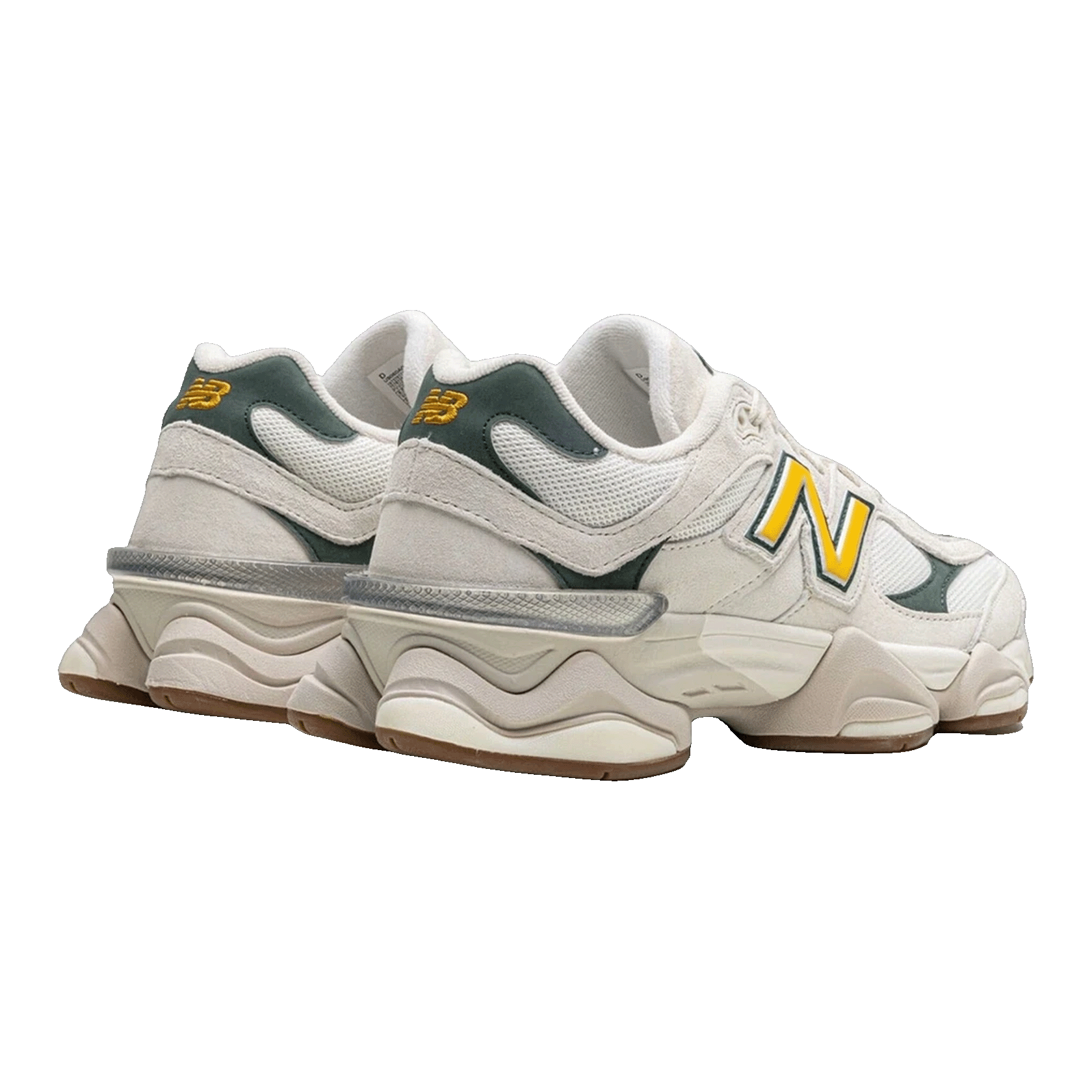 New Balance 9060 White Green Back