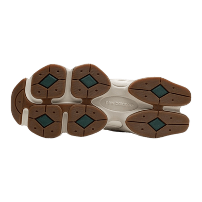 New Balance 9060 White Green Sohle