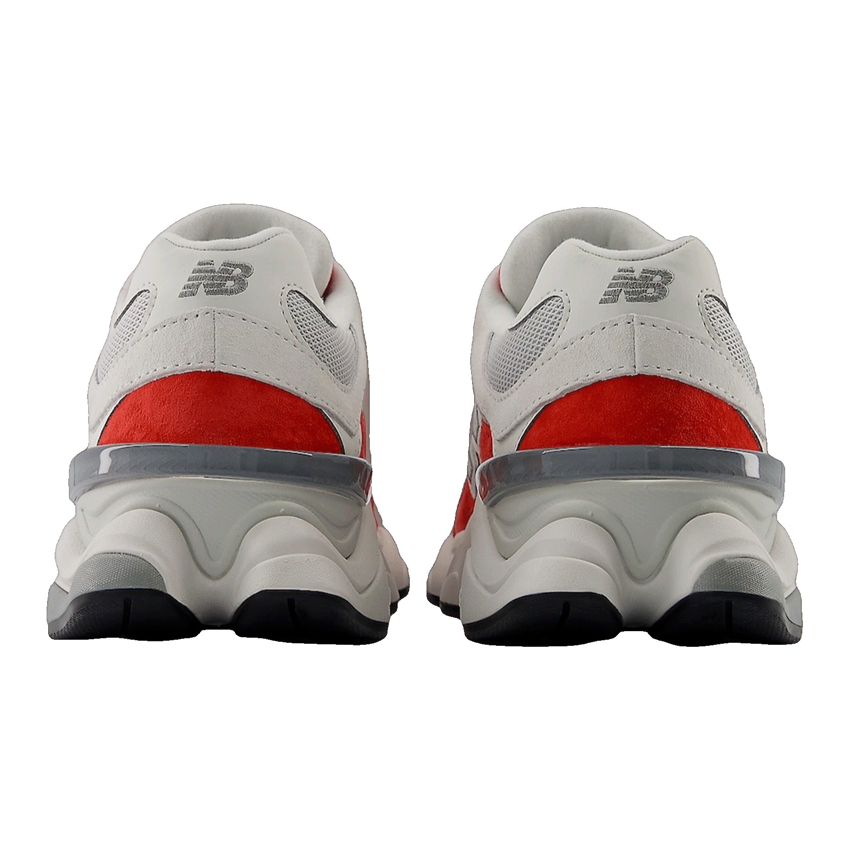 New Balance 9060 White Red Back