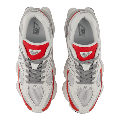 New Balance 9060 White Red Oben