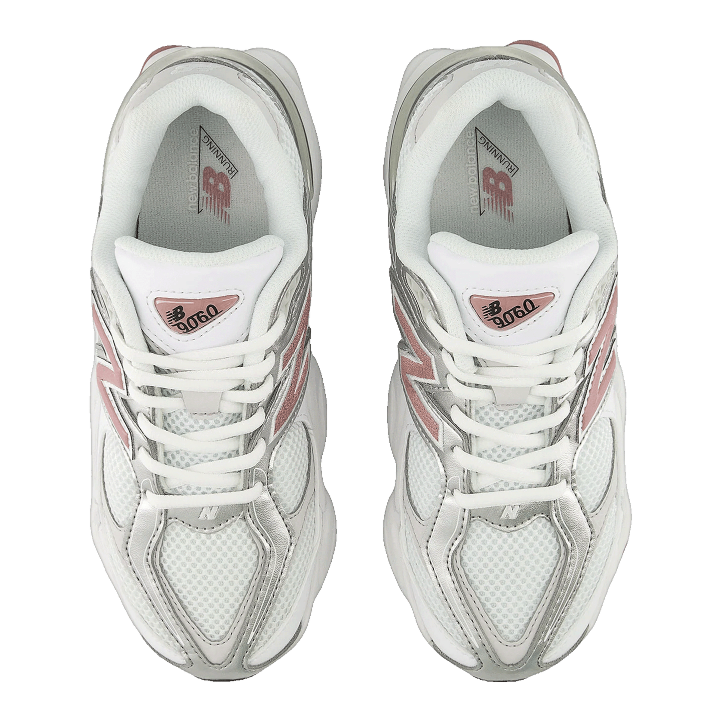 New Balance 9060 White Rosewood Silver (GS) Oben G906082T