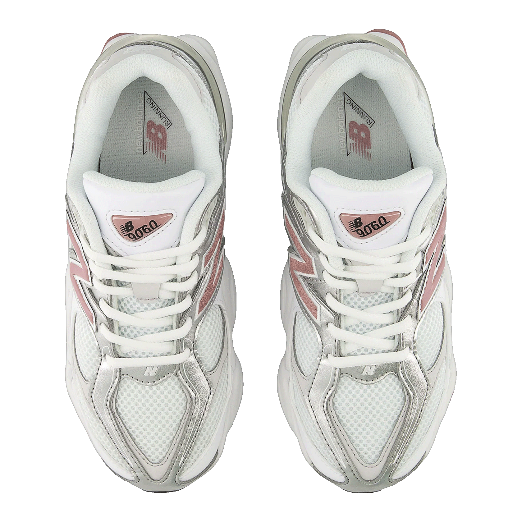 New Balance 9060 White Rosewood Silver (GS) Oben G906082T