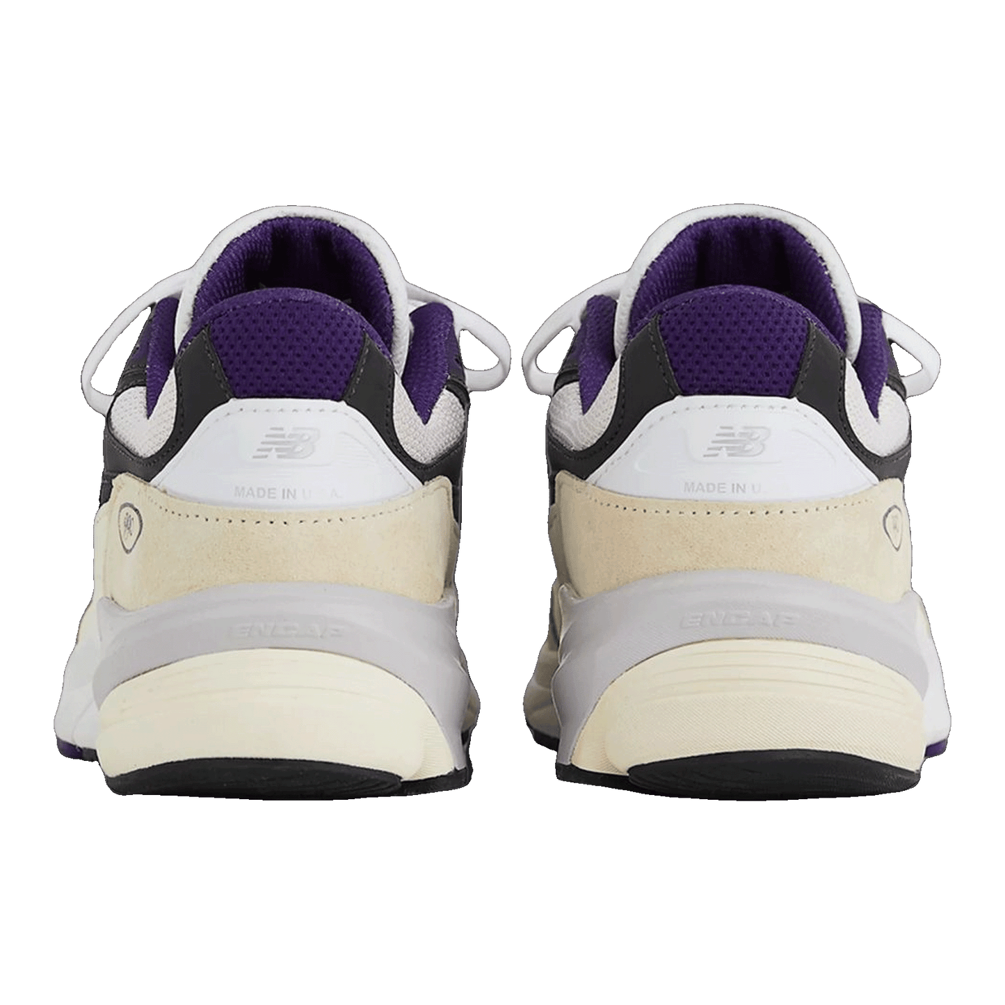 New Balance 990v6 MiUSA Teddy Santis White Black Plum