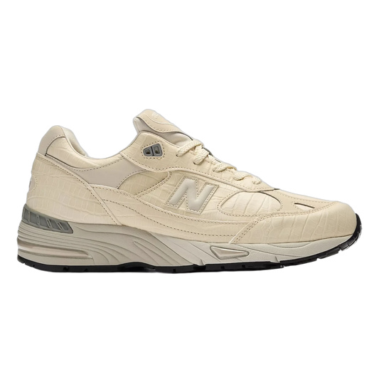 New Balance 991 MiUK Oyster Grey Crocodile