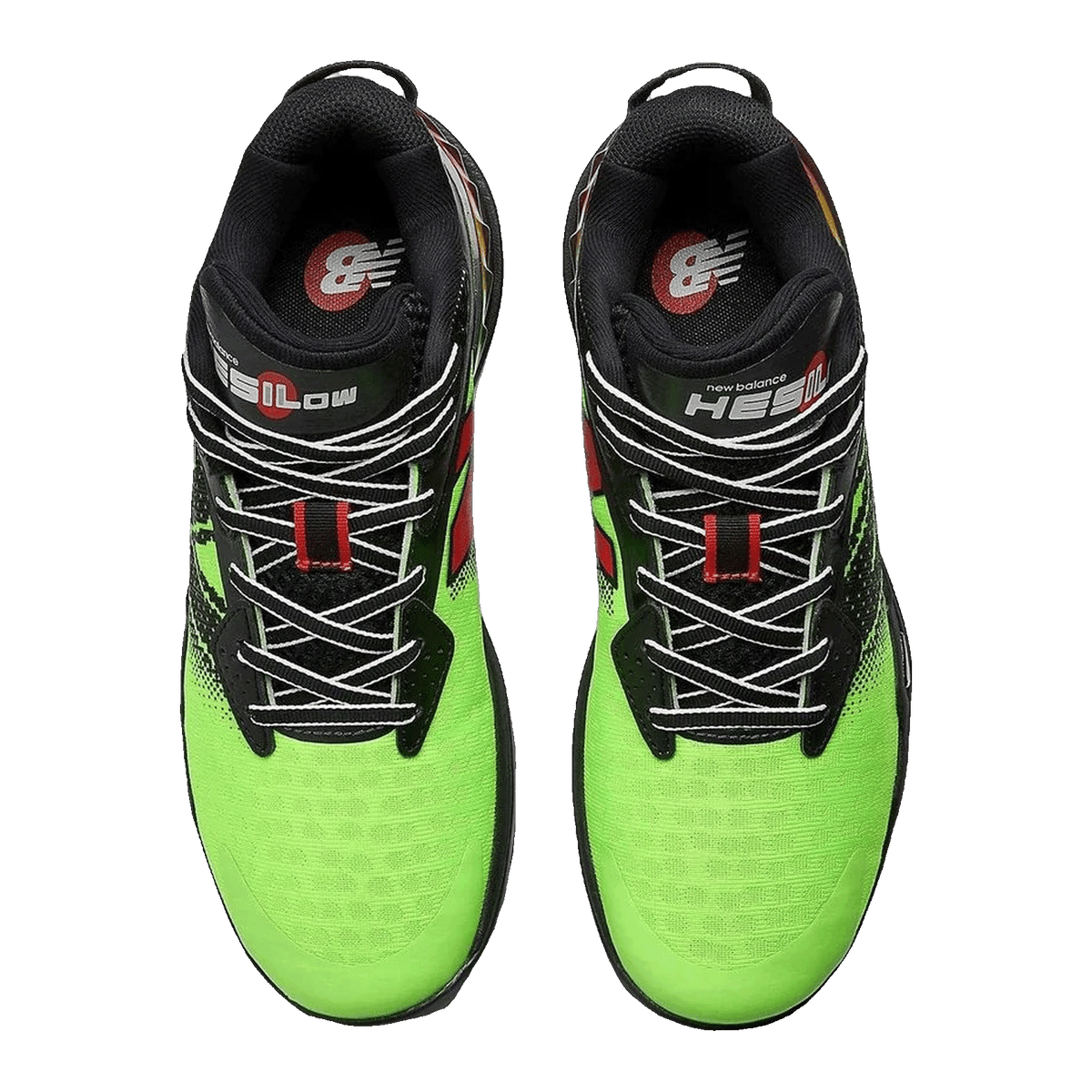 New Balance BB Hesi Low v2 Pixel Green Black Neo Flame Oben BBHSLBL2