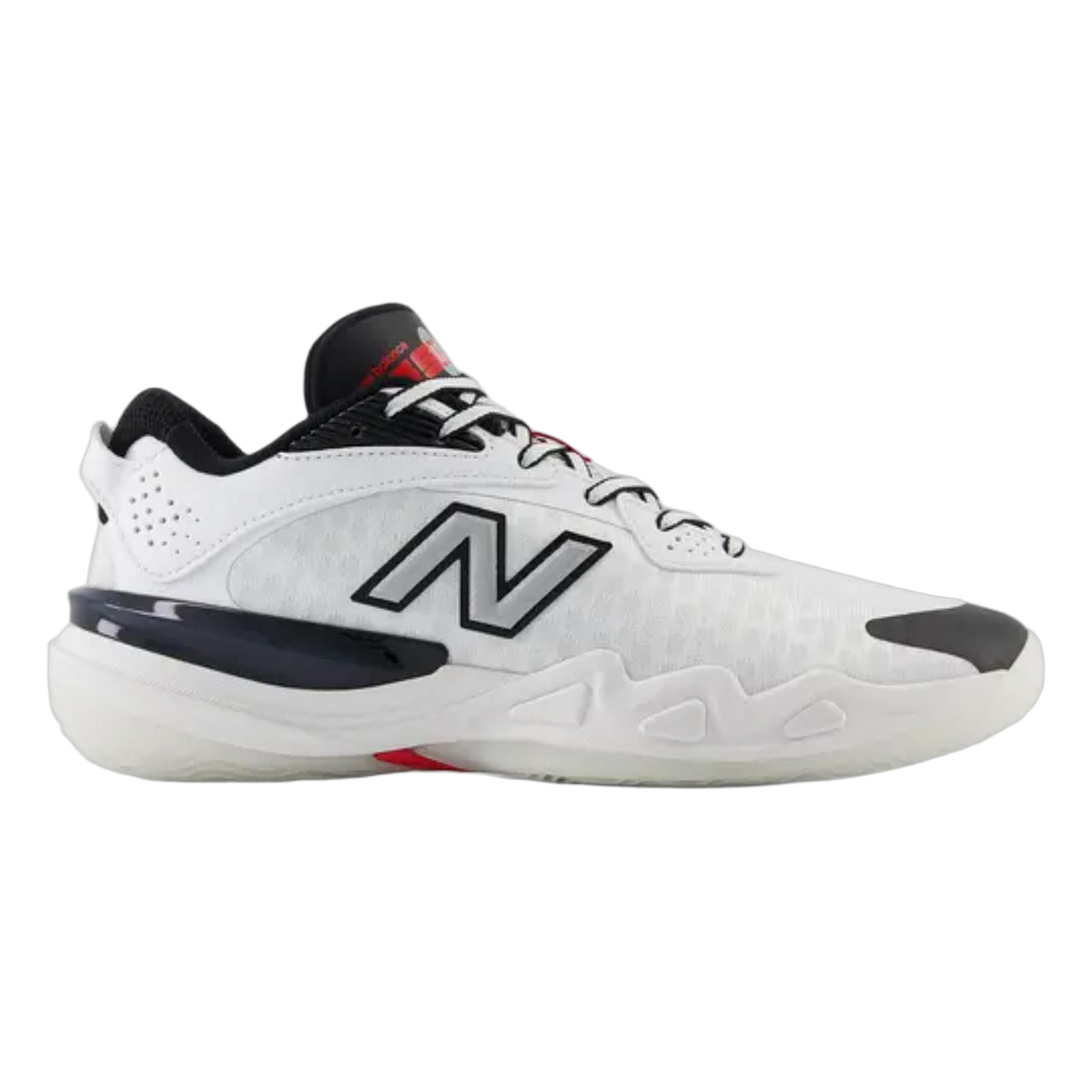 New Balance BB Hesi Low v2 White Team Red Black BBHSLYK2