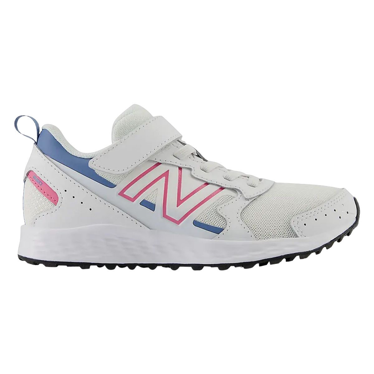 New Balance Fresh Foam 650 Bungee Lace White Real Pink Heron Blue (PS) YT650WP1