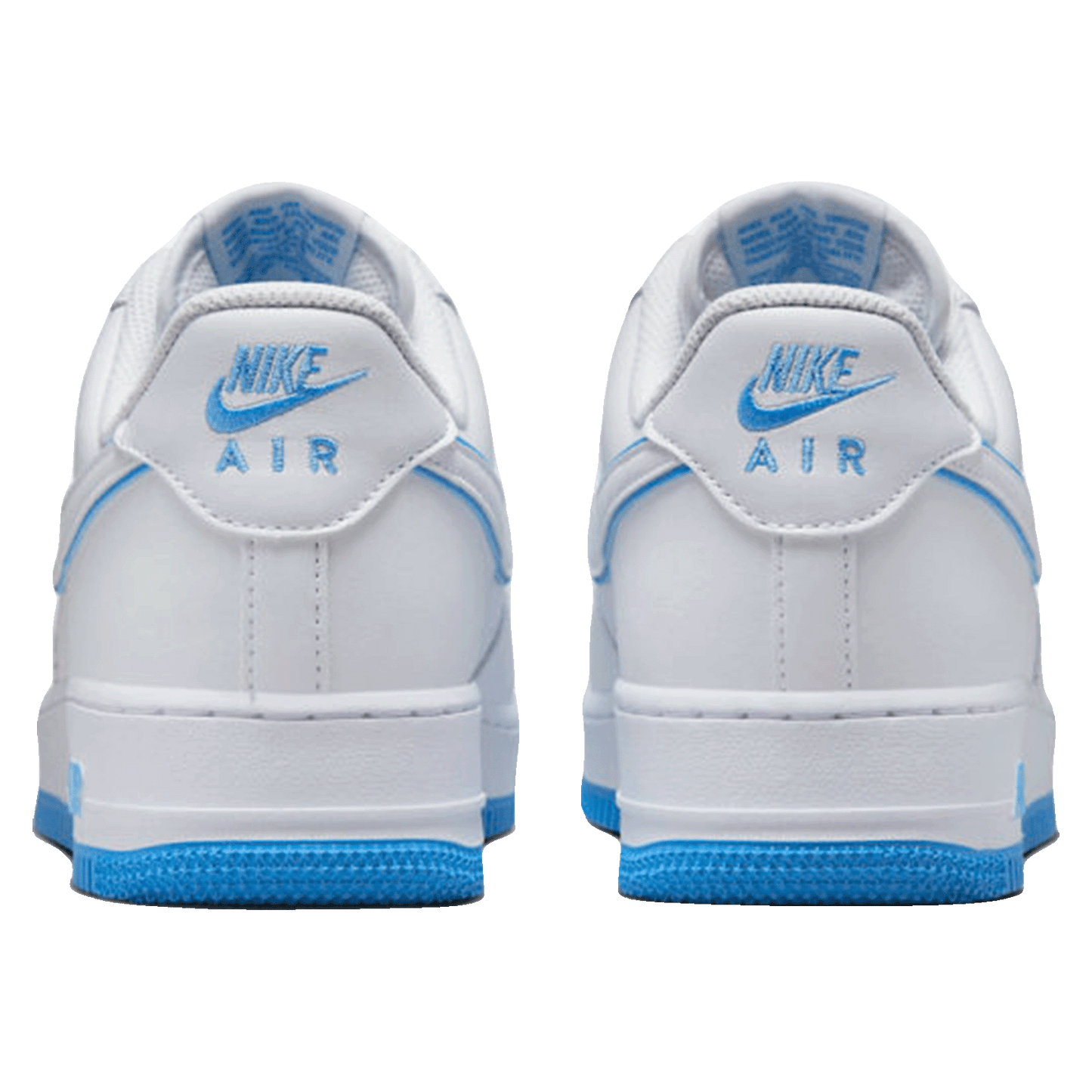 Nike Air Force 1 '07 Low White University Blue Sole Back