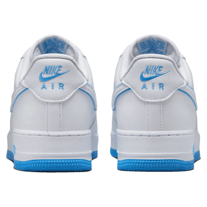 Nike Air Force 1 '07 Low White University Blue Sole Back