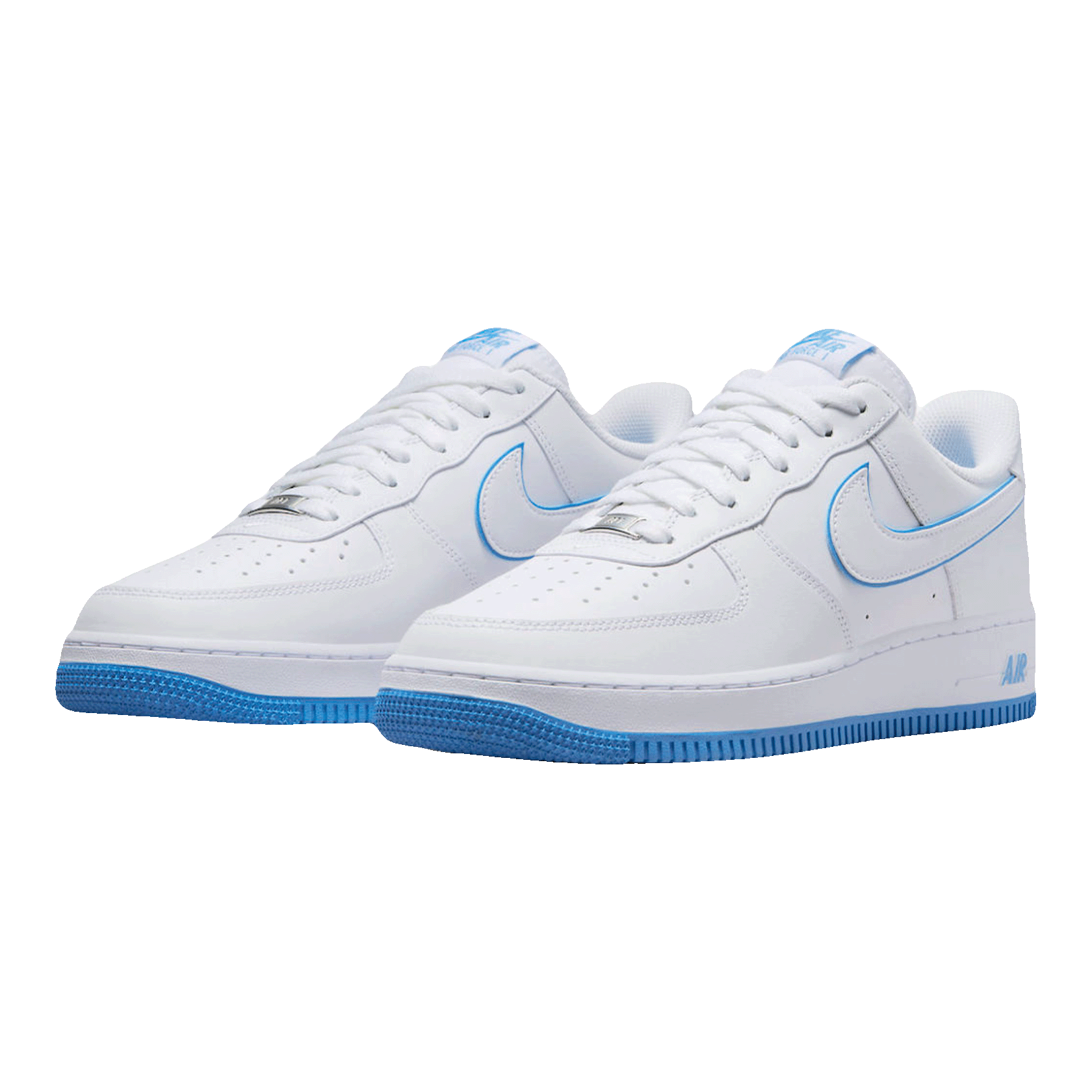 Nike Air Force 1 '07 Low White University Blue Sole Side
