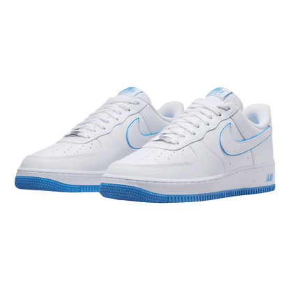 Nike Air Force 1 '07 Low White University Blue Sole Side