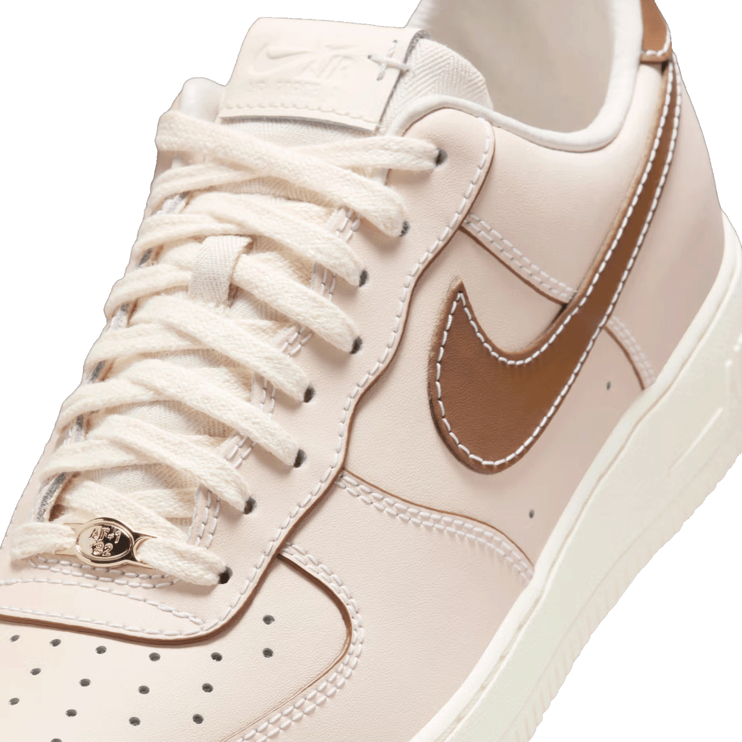 Nike Air Force 1 '07 Pearl White Pale Ivory Sail Light British Tan