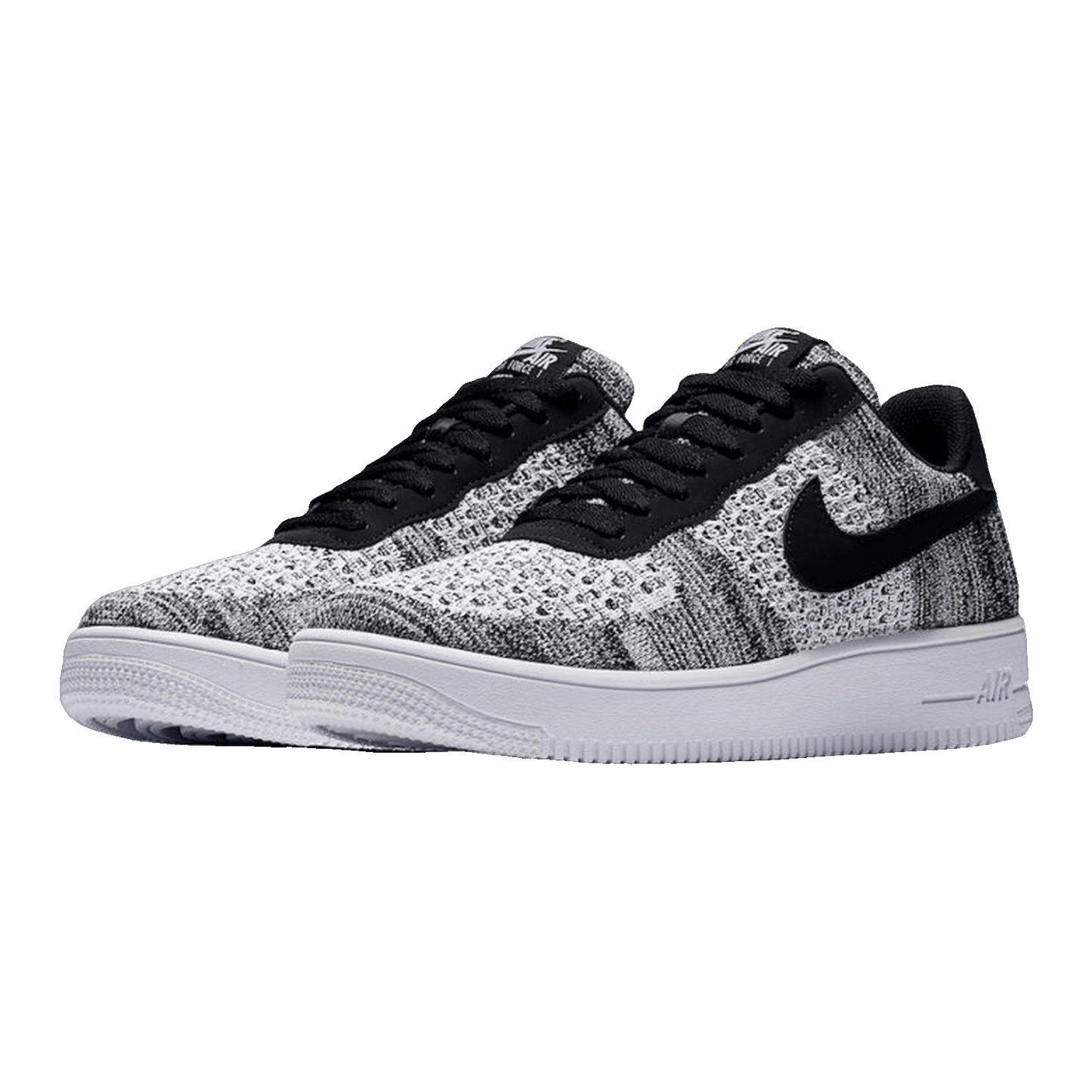 Nike Air Force 1 Flyknit 2 Black Pure Platinum