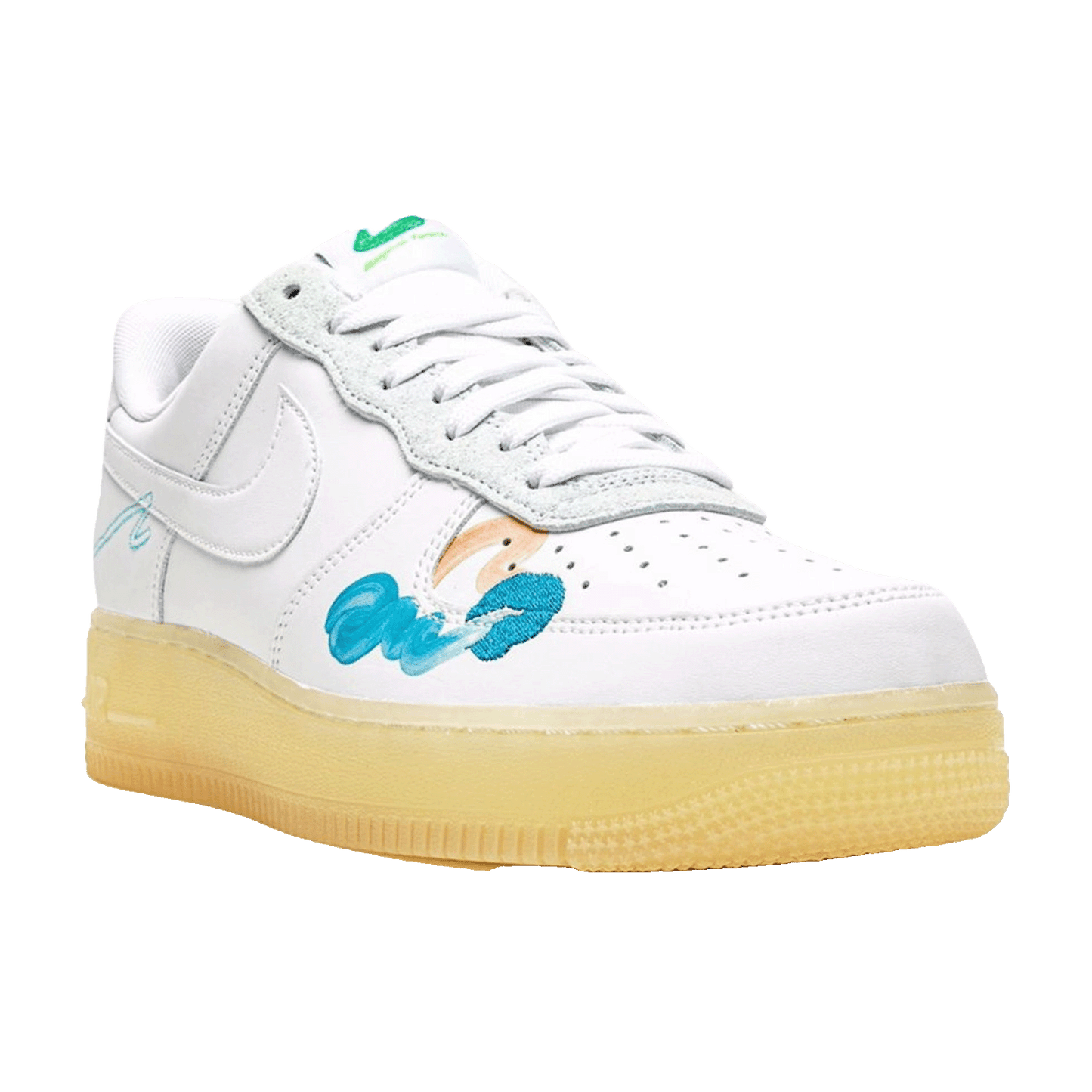 Nike Air Force 1 Flyleather Mayumi Yamase White Side