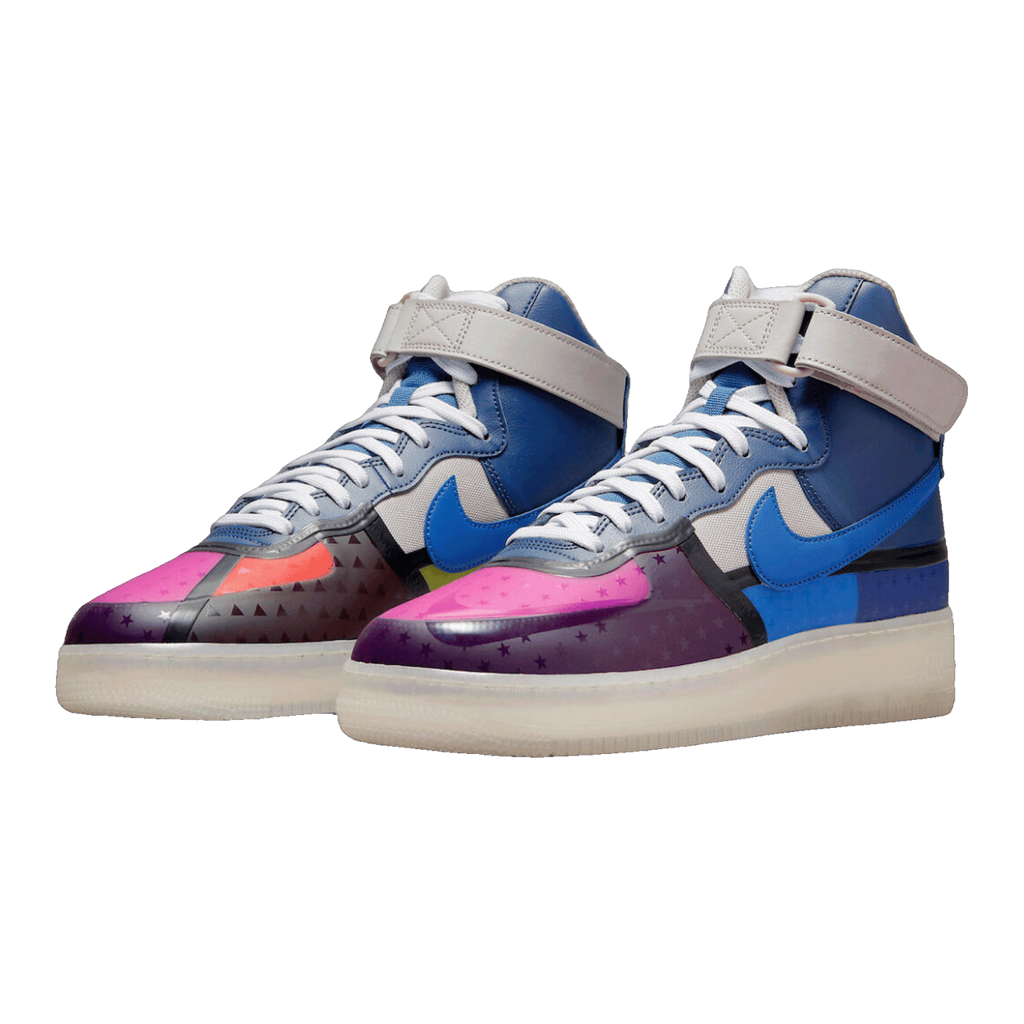 Nike Air Force 1 High '07 Premium Thunder Blue Pink Prime