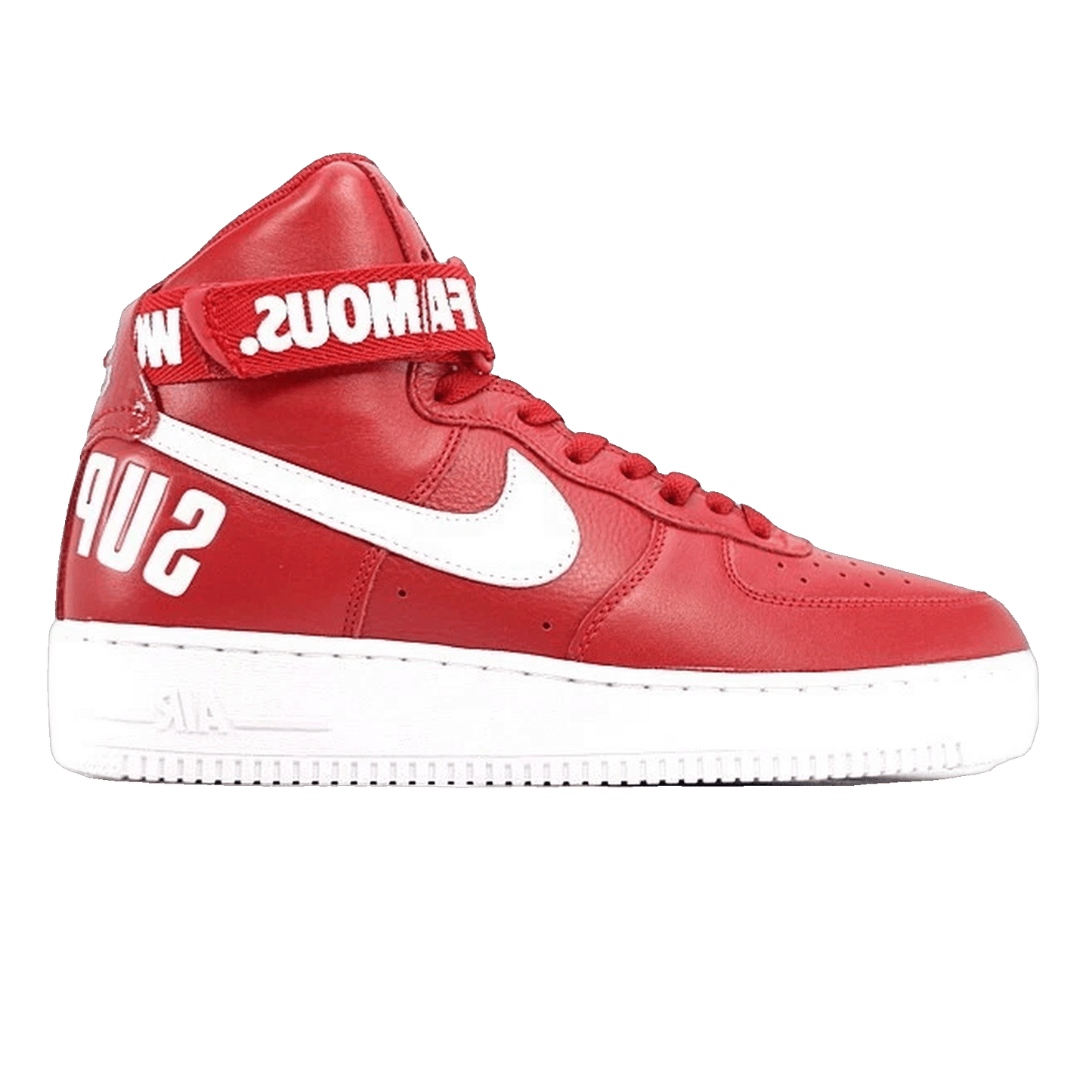 Nike Air Force 1 High Supreme World Famous Red