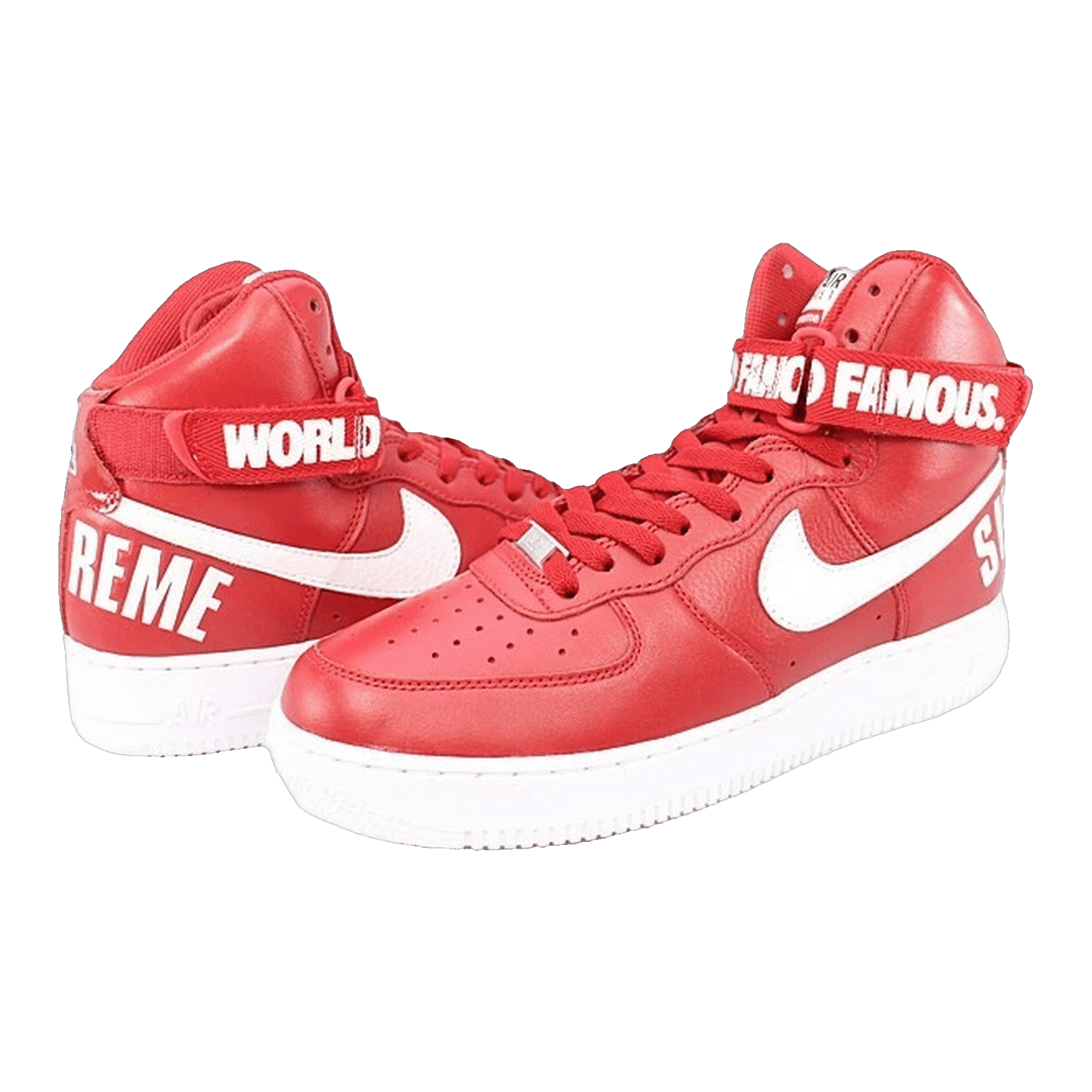 Nike Air Force 1 High Supreme World Famous Red